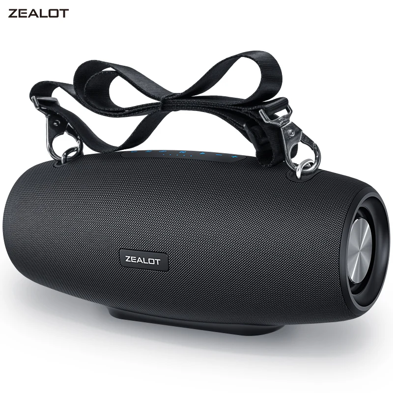 ZEALOT S67 60 W портативен Bluetooth високоговорител, уличен високоговорител за партита, голям силен говорител, отличен бас характеристики, Hi-Fi говорител