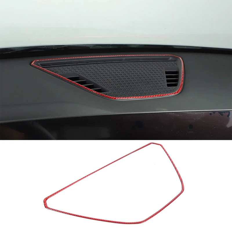 За BMW X1 IX1 U10 U11 2023-2024, стикер на отдушник арматурното табло на автомобила, тампон на дограма, интериорни аксесоари от мека въглеродни влакна