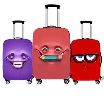 Забавно е израз на защитната обвивка на пътен калъф за куфара разтеглив прахозащитен седалките са подходящи за багаж 18-32 инча, необходим калъф за багаж
