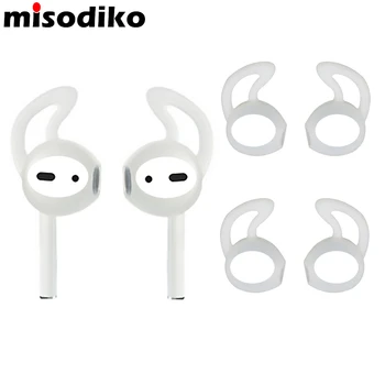 аксесоари комплекти за слушалки misodiko за Airpods - Куки за ушни притурки Earpods, накрайници за слушалки airpod-f-silicon (3 чифта)