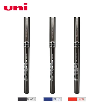 Япония UNI 0,5 мм гел писалка UB-155 директен течна химикалка писалка Студентски офис бизнес канцеларски материали, химикалки за писане в училище