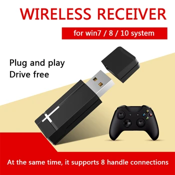 1БР USB Адаптер-контролер 2.4ghz Безжичен Приемник Джойстик За Xbox One Адаптер Безжичен контролер За лаптоп Windows 7/8/10