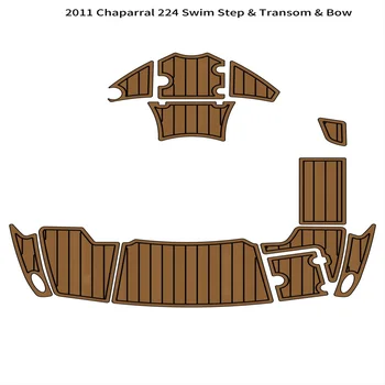 2011 Платформа за плуване Chaparral 224 Носа на лодката EVA пяна от изкуствена тик Палубни мат