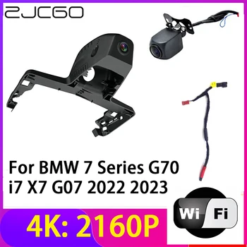 ZJCGO 4 ДО 2160 P Записващи устройства DVR Камера 2 Обектива Регистратори Wi Fi Нощно Виждане, за BMW Серия 7 G70 i7 X7 G07 2022 2023