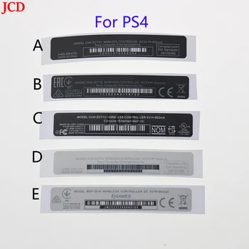 JCD 1 бр. за PS4 контролер издател на корпуса на Черупката е Тънка Черна Задната Стикер Стикери Печат-произведено в Китай