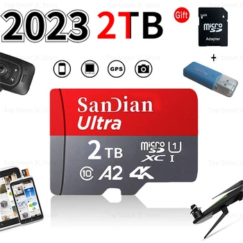 2 TB Ултра Микро SD Карта 128 GB 64 GB Class10 Карта Памет 256 GB И 400 GB Microsd, 32 GB, 512 GB SD /TF Flash-Карта За Телефон