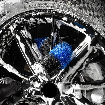 Универсална четка за почистване на колелата на автомобила, микрофибър, кола, камион, мото, решетка на двигателя, четка за почистване на джантите гуми, инструменти за автоочистки, аксесоари