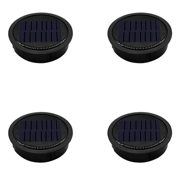 4 комплекта за преобличане горната част на слънчевата батерия за външно окачване на фенер, по-мощен, по-энергоэффективный