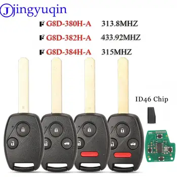 Дистанционно ключ jingyuqin 313.8/315/433.92 Mhz G8D-380H-A G8D-382H-A G8D-384H-A за Honda Accord Element CR-V, HR-V City 