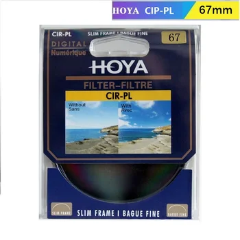 HOYA 67 мм кръгъл поляризационен CIR-PL тънък CPL филтър Тънък издаде лицензия за същата дейност защитен за Nikon, Canon, Sony филтър за обектив на камерата