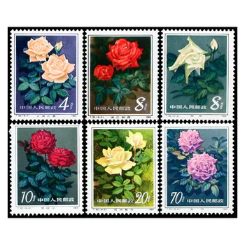 6 бр./компл. нова пощенска марка на Китай 1984 T93 марка с китайската роза MNH