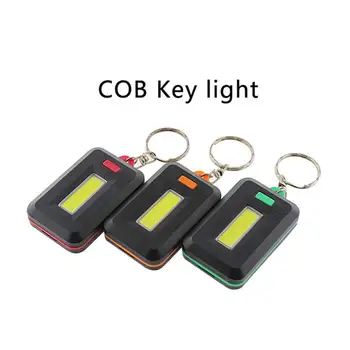 5 бр. преносим мини-фенерче COB led ключодържател с подсветка за кола, малки работни светлини за къмпинг, туризъм, риболов, външно осветление