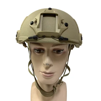 БЪРЗ Предпазна каска за гарантиране на сигурността и отбраната с ниво на сигурност НИП IIIA Professional Militaria Helmet - Sandy