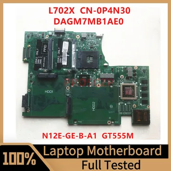 CN-0P4N30 0P4N30 P4N30 дънна Платка за DELL XPS 17 L702X дънна Платка на Лаптоп DAGM7MB1AE0 С GT555M GPU HM67 100% Напълно Изпитано Добре