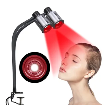 Led инфрачервена лампа за физиотерапия, бицепс лампа за красота, инструмент за премахване на болка от кожата, тенис на 360 ° универсална скоба, лампа