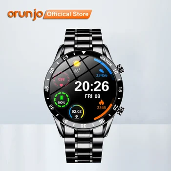Orunjo I9, мъжки смарт часовници с пълен сензорен екран, спортни смарт часовници за фитнес, IP68, водонепроницаемое Bluetooth-връзка за Android и ios
