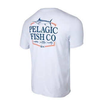 Облекло за пелагической риболов, мъжка тениска за риболов с защита от uv, с къс ръкав, дишащи спортни дрехи за риболов на открито, трикотажни изделия за риболов