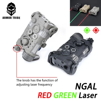 NGAL Червено-Зелена Показалеца при вида Оръжия Фенер NGAL Ловен Фенерче Еърсофт Tactical Fit 20 мм Направляваща Аксесоари Пушка Outdoo Лазер