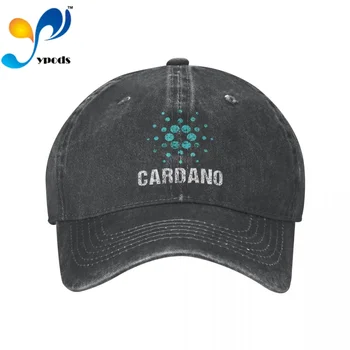 Криптовалюта Cardano ADA Дамски мъжки памучен бейзболна шапка Унисекс, ежедневни шапки, улични бейзболни шапки за шофьори на камиони