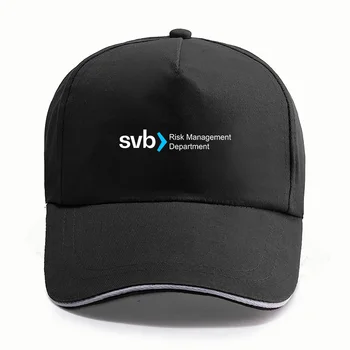 SVB Управление на риска 2023 шапки, шапки, финансов Мем, къси бейзболни шапки за мъже, жени, всеки ден
