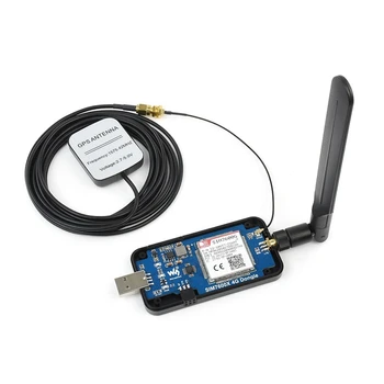 Модул ключ Waveshare SIM7600G-H 4G -модул за достъп до Интернет за глобална комуникация Raspberry Pi ГНСС