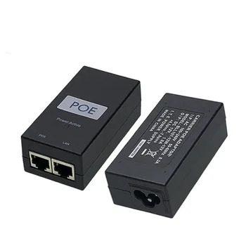 AC 100-240 v към DC 12v 1A 15 0.8 A 24 0.5 A rj-45 Конектор Зарядното устройство POE захранване през Ethernet Адаптер