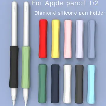 5 БР. силиконов калъф-писалка за Apple Молив 1/2 сензорен екран, джоб за химикалки, водоустойчив защитен калъф за iPad iPencil