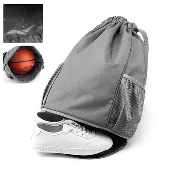 Спортна чанта за мъже и жени, за пътуване, спорт, фитнес, тренировки по баскетбол за уикенда, голям джоб за обувки, чанти за плуване, женски раница