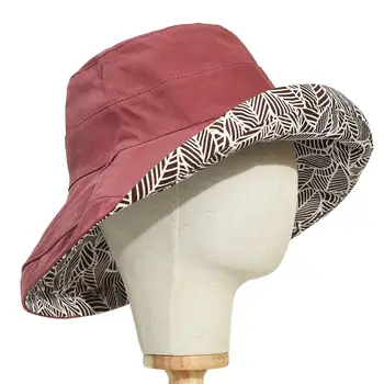 Дамски шапка с големи широки поля, солнцезащитная шапка с козирка, двустранен рибарска шапка, панама, панамская дамски шапка рибар четири сезона