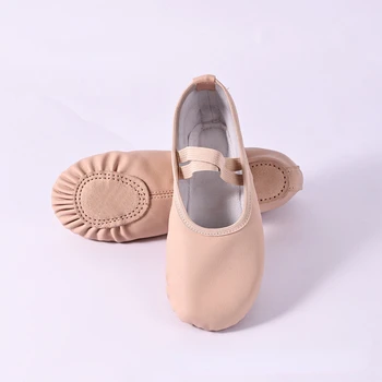 Дамски туфли за жените, професионалните танцьори от изкуствена кожа за момичета, детски танцови обувки с мека подметка за деца