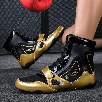 Професионална светът бокс обувки за мъже и жени, лека тренировочная, светът бокс обувки 36-47, луксозни спортни обувки за борба