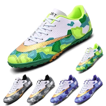 Стилни и удобни спортни обувки за възрастни за тренировки, футболни обувки за улицата, спортни обувки за трева в помещението за студенти TF/FG