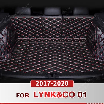 Автоматично подложка за багажника с пълно покритие за LYNK & CO 01 2017-2020 19 18, тампон върху багажника на колата, аксесоари за защита на купето на товарен подложка