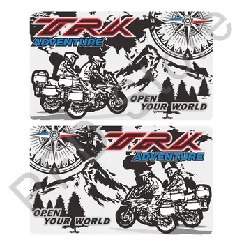 Мотоциклет Горната Странична Кутия за Носене Кошници Багаж Алуминиеви Стикери Стикер За Benelli TRK502 TRK 502 X TRK521 ADV Adventur