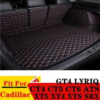 Подложка за Багажник на Автомобил Cadillac XT5 XT4 XTS CT4 CT6 CT5 SRX ATS GT4 LYRIQ всички сезони Задния Товарен Калъф Килим Подложка Багажника Мат