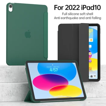 За iPad 10 2022 10-то поколение A2696 Smart Cover Funda за iPad 10 2 9th 8th 7th 6th 9,7 Air 4/5 Pro 11 10 9-инчов калъф 2022
