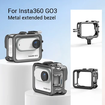 За Insta360 GO 3, аксесоари, метална клетка за зайци, за ANSTA 360 GO 3, подобрена рамка, защитен панел, аксесоар