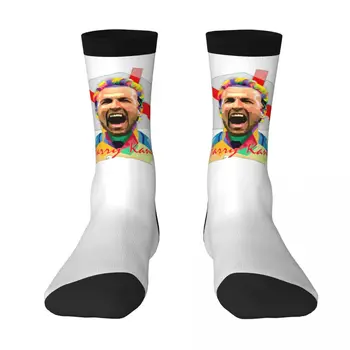 Англия Чорапи Harryss And Kaness 13 С забавен модел на най-Добрата покупка на Комплект еластични чорапи Humor Graphic Color contrast Field pack