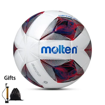 Футболни топки за възрастни размер на 5 парчета, 3600 полиуретан износоустойчивост стандартни футболни топки за мини футбола на открито, за тренировки на закрито, футболни топки
