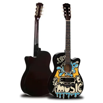 Идеалният избор за начинаещи 38 инча евтина цена класическа китара ръчна изработка на едро и здрава акустична китара