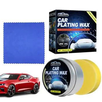Комплект за кола маска Crystal Гланц Car wax Crystal за грижа за автомобила, полироль за грижа за твърди восъчен гланц покритие, безводни защита и блясък