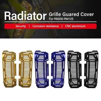 Аксесоари за мотоциклети RM 125 Защита на радиатора за Suzuki RM125 2001-2008 2007 2006 2005 2004 Защитно покритие на предната решетка