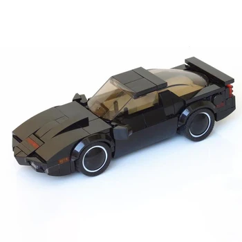 Gobricks MOC TV Технически Автомобил Knight Rider KITT KARR Pontiac-Firebird Творчески Шампиони на Скоростта на Превозни Средства, Строителни Блокове на Детски Играчки