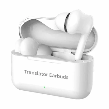 1 комплект слушалки за превод M6, незабавен превод, умен гласов преводач, безжични слушалки-Bluetooth english