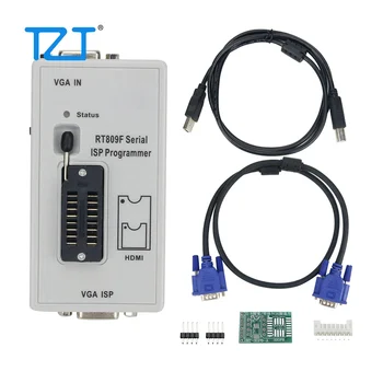 TZT RT809F Стандартен Сериен ISP-програмист USB-Програмист Интелигентна Програма за четене-Запис на LCD програмист/ с адаптери за 11 конектори