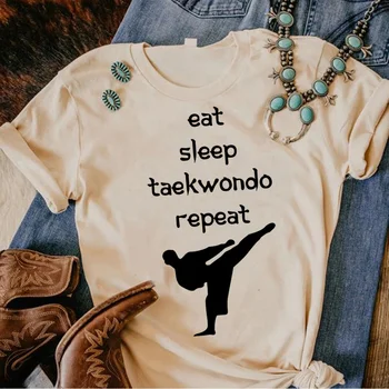 Тениска за таекуондо, дамски тениски с изображение на аниме Y2K, дрехи от аниме за момичета