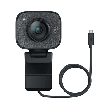 Logitech StreamCam Full HD 1080P 60 кадъра в секунда Автофокус C USB Порт Type C отразяване на живо на Детска Потоковая Уеб-камера с Микрофон