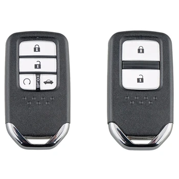Дистанционно ключ 4 Бутона 433 Mhz ID47 Чип, Подходящи За Honda Civic 2014-2017 2 Бутона За Honda Fit/City/Jazz XRV/Venzel HRV