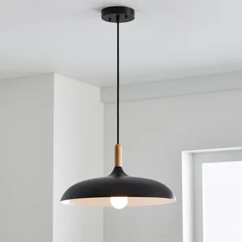 Лампа 1 подвесная черна лампа A9 пакет Интериор на стаята Домашно осветление за домакински уреди