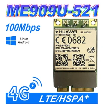 Нов за Huawei Отключени ME909U-521 FDD-LTE Mini pcie 4G WCDMA GPS Поддръжка на Гласово съобщение GSM B1/B2/B3/B5/B7/B8/В20